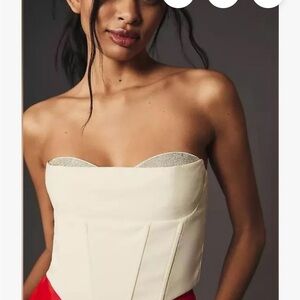 ASTR The Label clasp back corset top